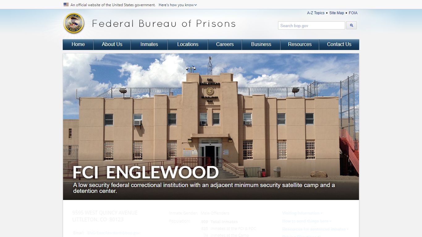 FCI Englewood - Federal Bureau of Prisons